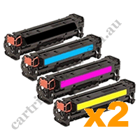 2 Sets Compatible HP W2090A-W2093A (119A) Toner Cartridges B/C/M