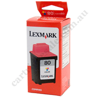 Genuine Lexmark 80 (12A1980) Colour Ink Cartridge