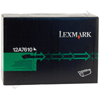 Genuine Lexmark 12A7610 Black Toner Cartridge