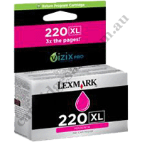 Genuine Lexmark 220XL (14L0176AAN) High Yield Magenta Ink Cartri