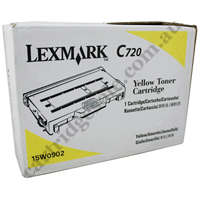 Genuine Lexmark 15W0902 Yellow Toner Cartridge