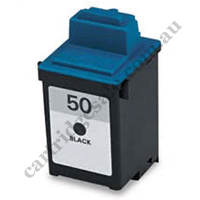A Remanufactured Lexmark 50 (17G0050) Black Ink Cartridge
