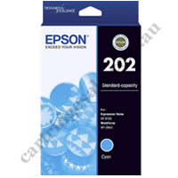 Genuine Epson T02N2/202 Cyan Ink Cartridge
