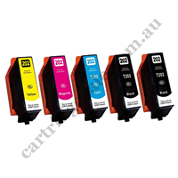 2 x Compatible Epson 202XL Black + 1 x 202XL C/M/Y Ink Cartridge