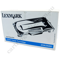 Genuine Lexmark 20K0500 Cyan Toner Cartridge