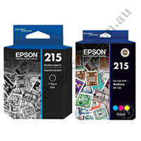 Genuine Epson 215 Black Colour Combo Pack