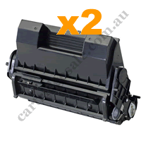 2 x Compatible OKI 1279001 Black Toner