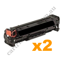 2 x Compatible HP CF360X (508X) Black Toner Cartridge