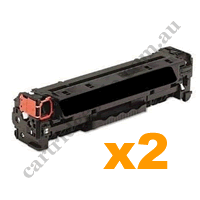 2 x Compatible HP CF510A (204A) Black Toner Cartridge