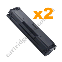 2 x Compatible Toner Cartridges for Samsung MLTD111S