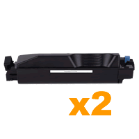 2 x Compatible Kyocera TK5374K Black Toner Cartridge