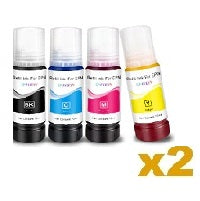 2 Sets Compatible HP 32XL 31 B/C/M/Y Ink Bottles