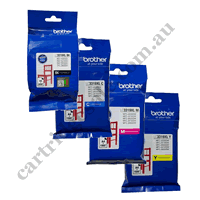 A Set Genuine Brother LC3319XL BK/C/M/Y Ink Cartridges