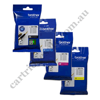 A Set Genuine Brother LC3317BK/C/M/Y Ink Cartridges