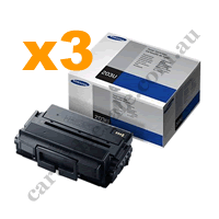 3 x Genuine Samsung MLTD203U Ultra High Yield Black Toner Cartri