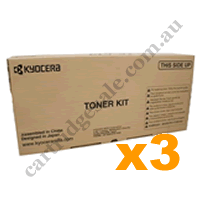 3 x Genuine Kyocera TK3104 Black Toner Cartridge