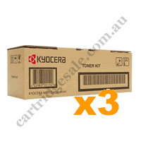 3 x Geunine Kyocera TK3194 Black Toner Cartridge