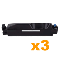 3 x Compatible Kyocera TK5374K Black Toner Cartridge