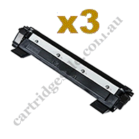 3 x Compatible  Brother TN1170 Black Toner Cartridge