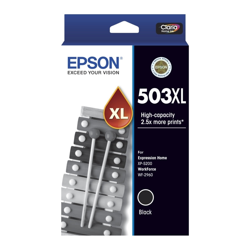 Genuine Epson T09R1/503XL High Yield Black Ink Cartridge