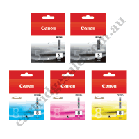 2 x PGI5 Black + 1 x CLI8 C/M/Y Ink Cartridges