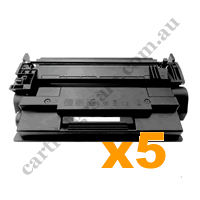 5 x Compatible HP CF237A 37A Black Toner Cartridge