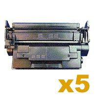 5 x Compatible CF276X Black Toner Cartridge - With Chip