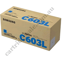 Genuine Samsung CLTC603L Cyan Toner Cartridge