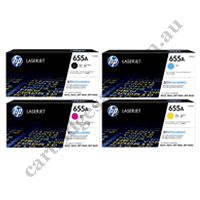 A Set Genuine HP CF450A-CF453A Toner Cartridges B/C/M/Y