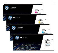 A Set Genuine HP W2010A-W2013A (659A) Toner Cartridges B/C/M/Y