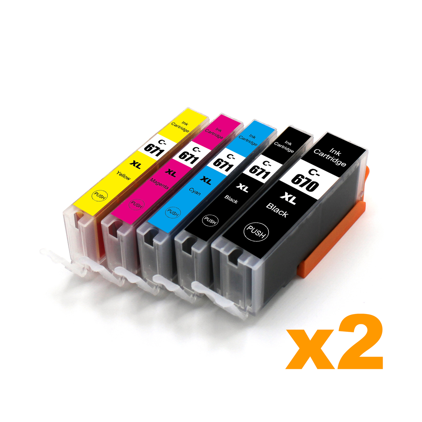 Any 10 Compatible Canon PGI670XLBK CLI671XLBK/C/M/Y Ink Cartridg