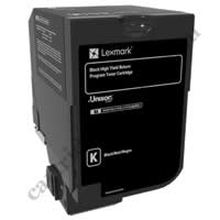 Genuine Lexmark 74C6HK0 Black High Yield Toner Cartridge