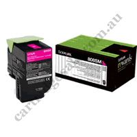 Genuine Lexmark 80C8SM0 808SM STD Magenta Toner Cartridge