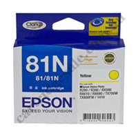 Genuine Epson T0814/81N Yellow Ink Cartridge High Yield