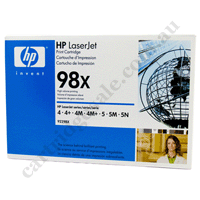 Genuine HP 98X (92298X) Black Toner Cartridge High Capacity