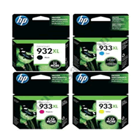 A Set Genuine HP 932XL 933XL B/C/M/Y Ink Cartridges