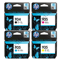 A Set Genuine HP 934 935 B/C/M/Y Ink Cartridges