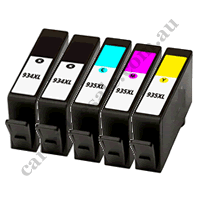 5 x Compatible HP 934XL 935XL Ink Cartridges (2B,1C,1M,1Y)