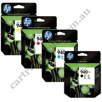 1 Set Genuine HP 940XL Cartridges BCMY