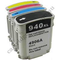 1 Set Compatible HP 940XL Ink Cartridge B/C/M/Y