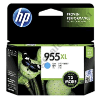 Genuine HP 955XL Cyan (L0S63AA) Ink Cartridge