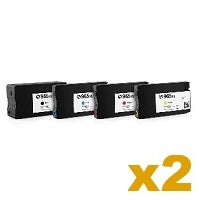 2 Sets Compatible HP 965XL B/C/M/Y Ink Cartridges