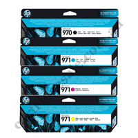 A Set Genuine HP 970 971 B/C/M/Y Ink Cartridges