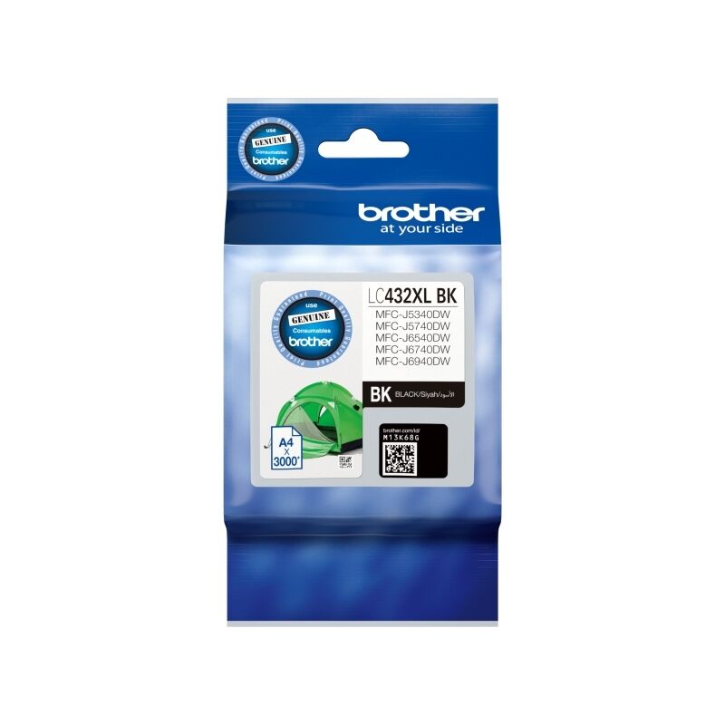Genuine Brother LC432XLBK Black Ink Cartridge