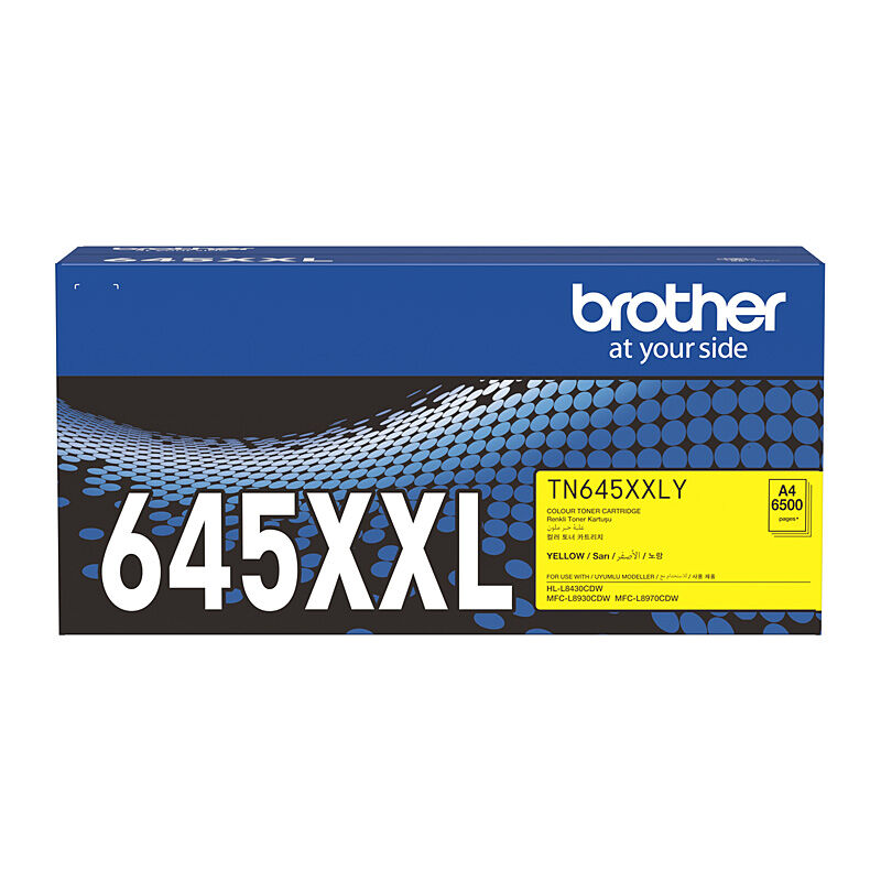 Genuine Brother TN645XXLY Super High Yield Yellow Toner Cartridge