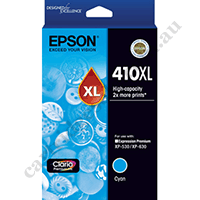 Genuine Epson 410XLC (C13T340292) High Yield Cyan Ink Cartridge