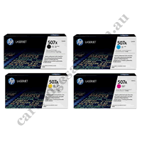 A Set Genuine HP CE400X CE401-3A Toner Cartridges