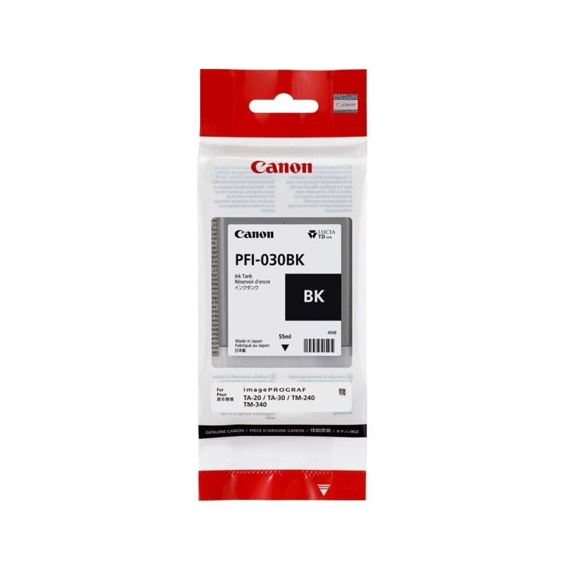 Genuine Canon PFI-030BK Black Ink Cartridge