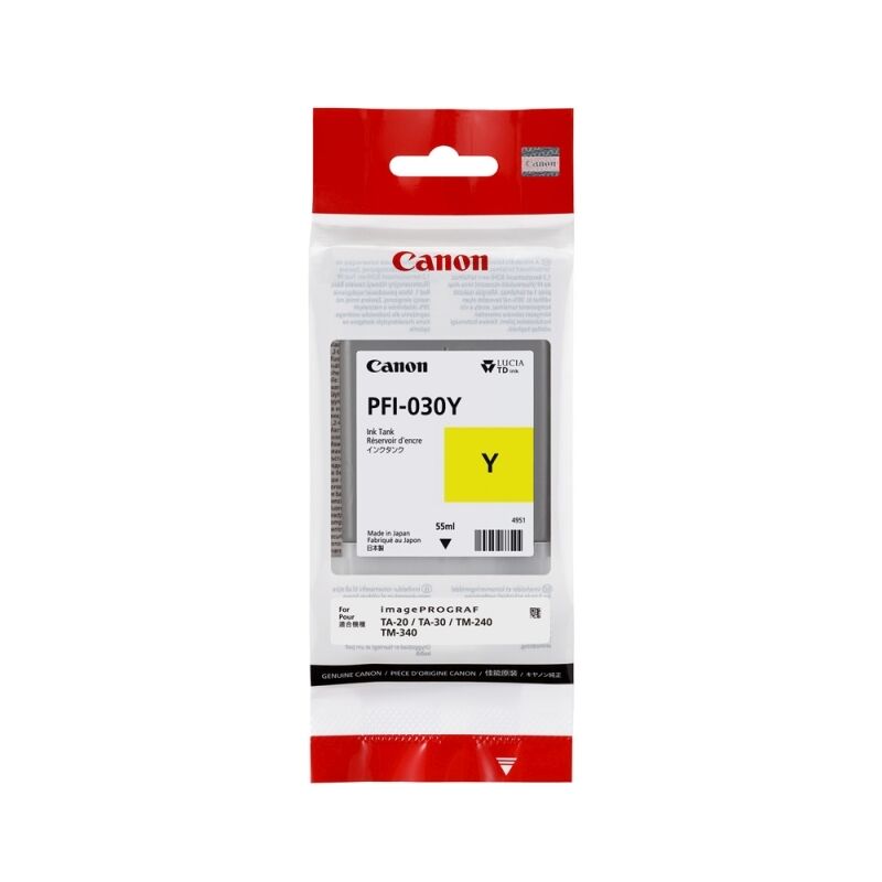 Genuine Canon PFI-030Y Yellow Ink Cartridge