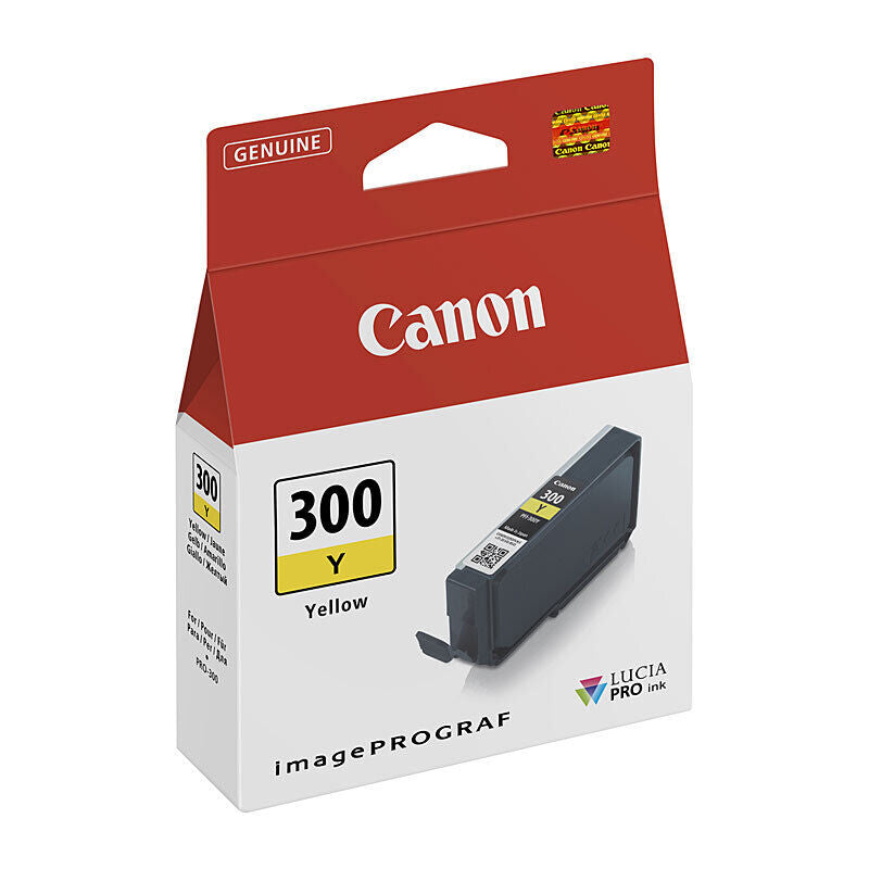 Genuine Canon PFI300Y Yellow Ink Cartridge